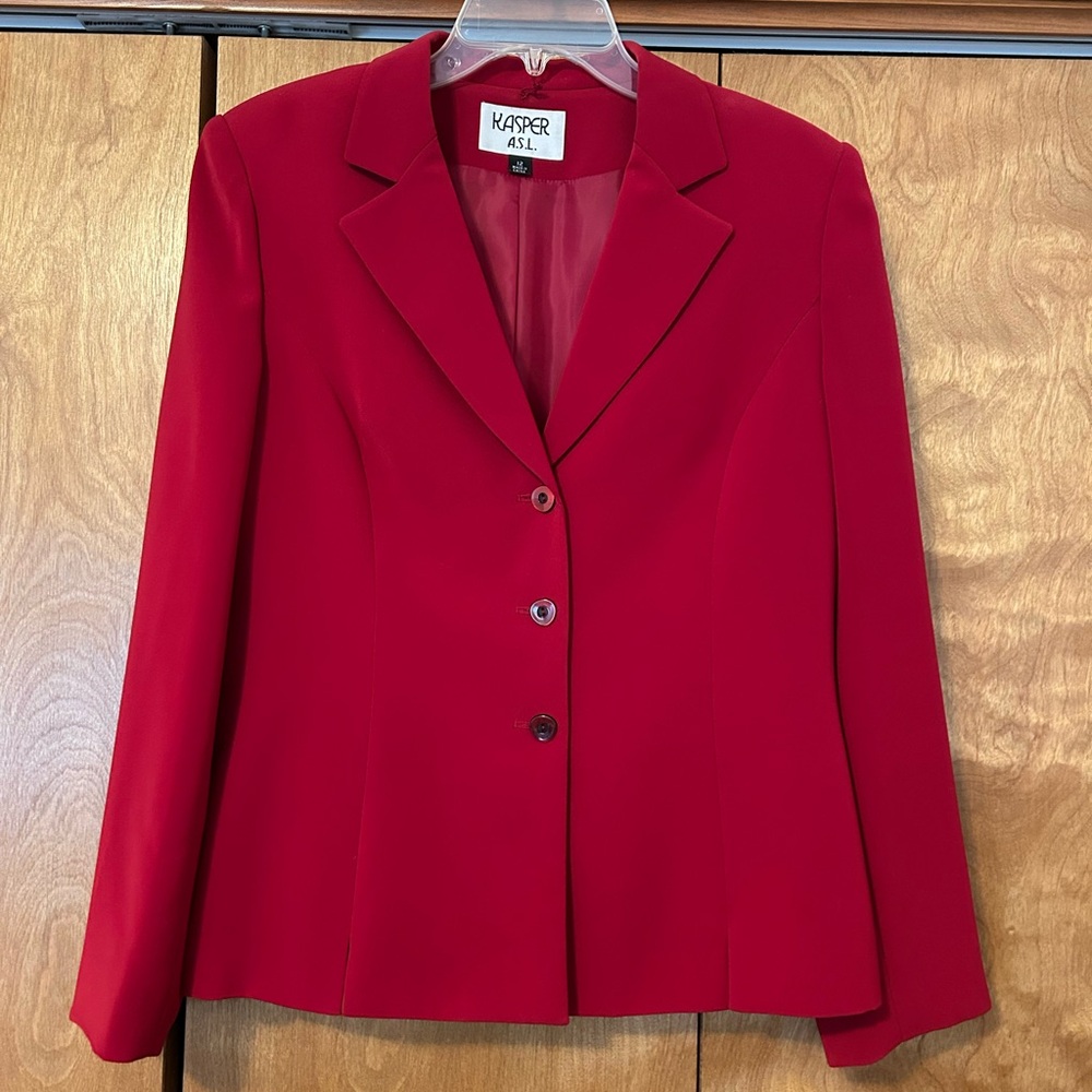 Kasper Women's Red Blazer